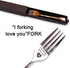 Gifts for boyfriend girlfriend Anniversary Valentines Gifts From Husband Wife I Love You Dinner Forks for Him Her Table Forks Silverware Engraved ...