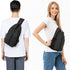 Sling-Bag Crossbody-Bag Women-Men Backpack-Daypack - Hiking Chest Travel with Water Bottle Pocket Portable Hiking Daypacks For Women Black...