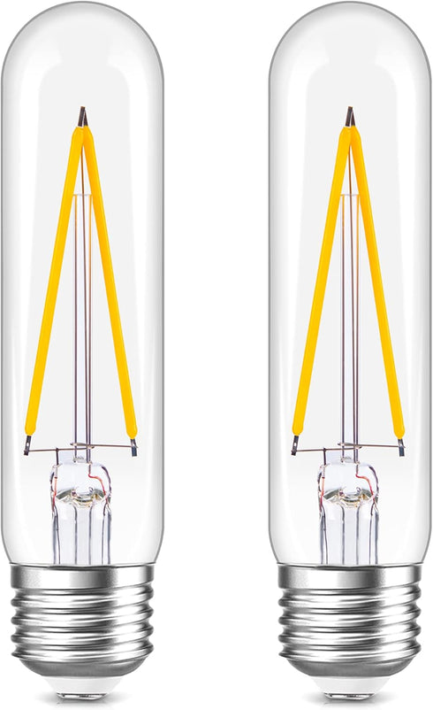 Dimmable Tubular Led Bulb E26 led Light Bulb,T10 T30 Vintage LED Bulbs, 40 watt Equal 4W, 2700K Warm White light Edison Lights Bulbs, AC120V, 400l...