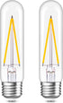 Dimmable Tubular Led Bulb E26 led Light Bulb,T10 T30 Vintage LED Bulbs, 40 watt Equal 4W, 2700K Warm White light Edison Lights Bulbs, AC120V, 400l...
