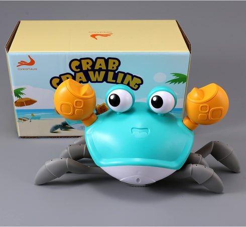control future Crawling Crab Baby Toy - Infant Tummy Time Toys 3 4 5 6 7 8 9 10 11 12 Babies Boy 3-6 6-12 Learning Crawl 9-12 12-18 Walking Toddle...
