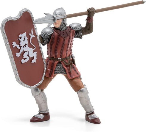 Papo -Hand-Painted - Figurine -Medieval-Fantasy -Knight with Javelin -39756 - Collectible - for Children - Suitable for Boys and Girls - from 3 Ye...