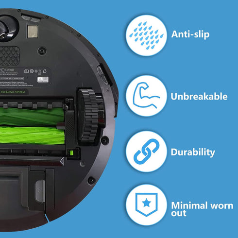 Tires Replacement For Irobot Roomba for Wheel Series 500, 600, 700, 800 and 900 e5 e6 i7, for All IROBOT roomba Models (2 Packs)...