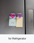 QingCo 4 Pack Bling Bling Love Heart Magnetic Clips Heavy Duty, 1.4x1.2in Refrigerator Magnet Clips, Magnetic Money Clip, Metal Magnetic Clips for...