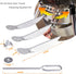 18-1/2-Inch Grills One-Touch Cleaning System Kit, for Weber 7443 90719 charcoal grill/Kettle Grills Replacement Parts 7444, Easy to install and du...