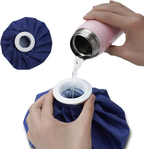 Ice Pack for Injuries, Hot & Cold Therapy, Teeth Pain Pack, Headaches Bag, Menstrual Water Backs Fast Release Reusable 9 in Bag...