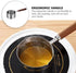 SHERCHPRY Small Pot with Oil Cooking Ladle Kitchen Cookware Reusable Sauce Pan Milk Pan Sauce Pans for Stove Top Noodle Pot Saucepan for Stove Top...
