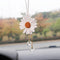 Daisy Car Hanging Ornaments for Women Girls Cute Sunflower Car Rear View Mirror Hanging Charms Automotive Interior Aesthetic Decoration Accessorie...