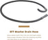HOSOM 8FT Universal Washing Machine Drain Hose with Clamp, Compatible with Samsung, LG, Whirlpool, Maytag, Kenmore, GE, Giantex, Panda and More