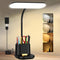DEEPLITE LED Desk lamp with USB Adapter Charging, Eye-Caring Study Lamp for Dorm Home Office, 3 Colors Dimming Brightness Touch Control Table Lamp...