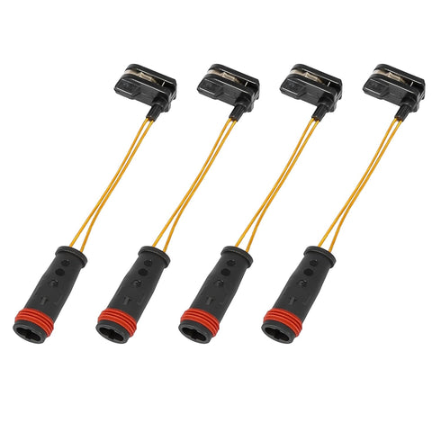 X AUTOHAUX 4pcs Car Front Rear Brake Pad Electronic Wear Sensor Indicator 1645401017 2205401517 for Mercedes-Benz ML350 ML500...