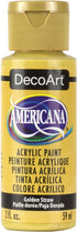 DecoArt Americana Acrylic Paint, 2-Ounce, Golden Straw, 1 Count (Pack of 1)...
