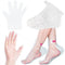 Paraffin Wax Liners for Feet and Hand, 200pcs Larger and Thicker Plastic Hand and Foot Bags, Plastic Paraffin Bath Mitt Glove and Sock Liners Para...