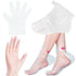 Paraffin Wax Liners for Feet and Hand, 200pcs Larger and Thicker Plastic Hand and Foot Bags, Plastic Paraffin Bath Mitt Glove and Sock Liners Para...