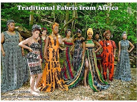 6 RANDOM Fat quarter bundle/African fabric/ 6 Quarter pieces WB240...