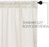 VHC Brands Tobacco Cloth Fringed Farmhouse Decor Kitchen Swag Prairie Panels Door Window Tier Set Curtains for Kitchen Bedroom Bathroom Living Roo...