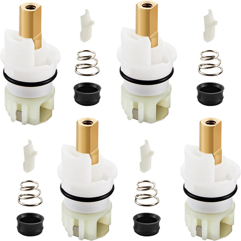 RP25513 faucet stem assembly, Replacement Kit for Delta two handle faucet repair kit, Includes RP4993 Seats and Springs, 4 Pack...