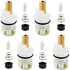 RP25513 faucet stem assembly, Replacement Kit for Delta two handle faucet repair kit, Includes RP4993 Seats and Springs, 4 Pack...