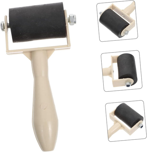 ULDIGI 5-Pack Craft Brayer Rollers for Printmaking - Rubber Ink Roller for Printing and Stamping - Premium Printmaking Supplies - Ideal for Use wi...