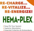 Natures Plus Hema-Plex Iron - 30 Slow-Release Tablets - 85 mg Elemental Iron + Vitamin C & Bioflavonoids for Healthy Red Blood Cells - Vegan, Glut...