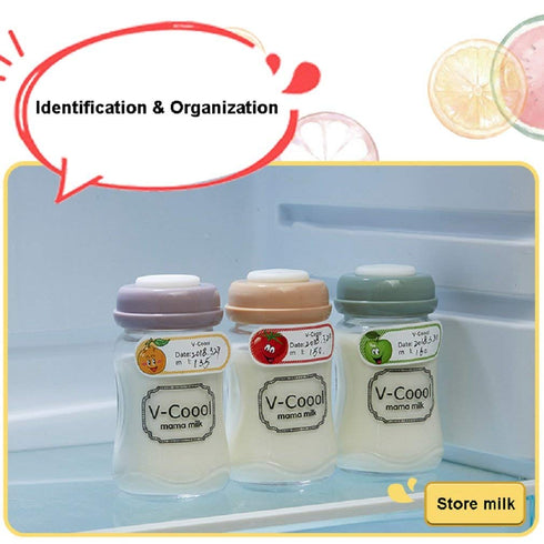 400pcs Bottle Labels Animals Name and Date Label for Daycare or Kitchen, Self-Laminating Waterproof Labels Sticker for Bottle, Jar, Sippy, Cup and...