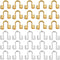 1 Box 600Pcs U Shape Wire Protector Jewelry Wire Guard Loops Brass Small Double Hole Wire Guardians Thread Protectors for Jewelry Making Necklace ...
