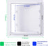 Suteck Plumbing Access Panel for Drywall Ceiling 6 x 6 Inch Reinforced Plastic Wall Access Doors Removable Hinged Panel...