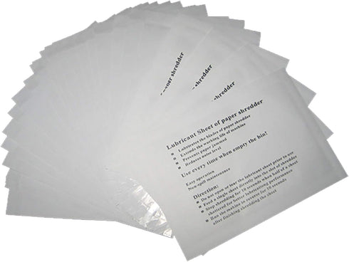 VANRA Shredder Lubricant Sheets (Pack of 12)...