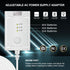 Lenink Adjustable AC Power Supply Adapter for 2 AA 3 AA 4 AA Batteries, AA Battery Replacement Adapter for LED Lights, Decorations (White)...