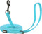 Small Dog Dog Leash with Electroplated Black Hardware, Lightweight Dog Leash with Traffic Handle, 10FT Waterproof Blue Dog Leash Coated with Durab...