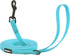 Small Dog Dog Leash with Electroplated Black Hardware, Lightweight Dog Leash with Traffic Handle, 10FT Waterproof Blue Dog Leash Coated with Durab...