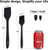 HOTEC Basting Brushes Silicone Heat Resistant Pastry Brushes Spread Oil Butter Sauce Marinades for BBQ Grill Barbecue Baking Kitchen Cooking BPA F...