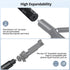 ATUMTEK 150cm Invisible Selfie Stick, 1/4" Extendable Monopod Pole, Solid and Compact Design for Insta360, for GoPro, DJI, Action Cameras (Buckle ...