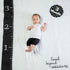 lulujo Baby Baby's First Year Milestone Blanket and Cards Set, Loved Beyond Measure...