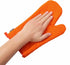 Oven Mitts and Pot Holders 4 pcs Set,High Heat Resistant 500 Degree Extra Thicken Long Kitchen Cotton Oven Glove for Cooking (12 Inch,Orange)…...
