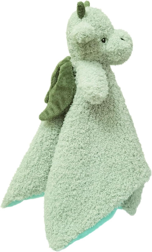 Baby Green Dragon Soft Stuffed Animal Security Blanket, Plush Dinosaur Character Lovey Blanket, Baby Shower/Nursery Gift, Cuddly Newborn, Infant, ...