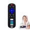 Silicone Baby Teething Toys,TV Remote Control Shape Teething Toys,Remote Teether for Babies 3-24 Months,BPA Free (R-Black)...