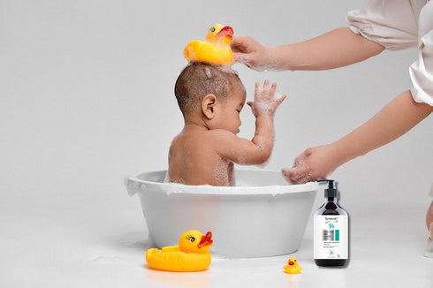 Organic Baby Shampoo & Body Wash - Cosmos Certified, Dermatologist Tested, Detangling, Sensitive & Tear-Free Natural Formula, Clean Ingredients, 1...