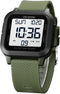 Square Men's Digital Watch Big Numbers Dial Large Face Waterproof LED Watches...