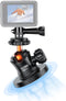UURIG BH-04 Magnet Camera Mount for GoPro,Heavy-Duty Metal Car Powerful Magnetic Camera Mount with 360 Degree Rotation Ball Head for Car Body,Comp...