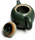 Porcelain Teapot, 12oz Tea Pot Small Teapots Chinese Tradition Ice Crack Glaze Ceramic Tea kettle (Green)...