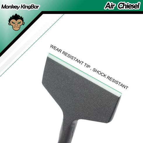 Monkey King Bar-(3" X 7.5") Pneumatic Chisel Air Chisel-0.41in Shank- Metalworking Chisels Accessories Floor Scraper Chisel-Pneumatic Hammers Bits...