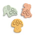 Sensory Teething Toys for Babies Age 3 to 12 Months (Set of 3) - Animal Shaped, BPA Free Soft and Textured Silicone Teether, Relief Sore Gums...