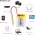 3.7V Lipo Battery 600mAh Rechargeable Lithium ion Polymer Battery 602535 Lithium Polymer ion Battery with SH 1.0-3P Connector...