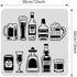 BENECREAT Oktoberfest Drawing Painting Stencils, 12x12" Beer Wine Glasses Bottles Plastic Stencil Templates for Summer Fun, Diary Scrapbook DIY Cr...
