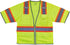 Ergodyne - 24169 Reflective Safety Vest, ANSI Class 3, Hi Vis Two Tone, 6 Easy Access Pockets, GloWear 8346Z,Lime, 4X-Large-5X-Large...
