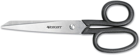 Westcott All Purpose Stainless Steel Scissors, 7", Black...