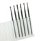 6 Pcs 3/32 Inch Shank Tungsten Steel Engraving Router Bits, Olive Amber Carving Drill Bits for Rotary Tool ( Head Size: 1.8mm)...