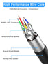 Dacrown Cat 8 Ethernet Cable 25 ft Shielded, Indoor&Outdoor, Heavy Duty High Speed Direct Burial 26AWG Network Wire, 40Gbps 2000Mhz SFTP Patch Cor...