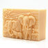 Elephant Family Silicone Soap Molds Animal Bar Soap Making Molds Square Soap Mould for Baby Shower...